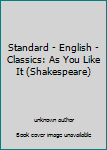 Hardcover Standard - English - Classics: As You Like It (Shakespeare) Book