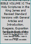 Hardcover THE INTERPRETER'S BIBLE VOLUME XI The Holy Scriptures in the King James and Revised Standard Versions with General Articles and Introduction, Exegesis, Exposition for Each Book of the Bible Book