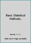 Hardcover Basic Statistical Methods, Book