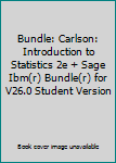 Paperback Bundle: Carlson: Introduction to Statistics 2e + Sage Ibm(r) Bundle(r) for V26.0 Student Version Book