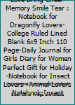 Paperback If Dragonfly Appear Love Bring Cheer Memory Smile Tear : Notebook for Dragonfly Lovers-College Ruled Lined Blank 6x9 Inch 110 Page-Daily Journal for Girls Diary for Women Perfect Gift for Holiday-Notebook for Insect Lovers -Animal Lovers Notebook-Insect Book