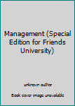 Hardcover Management (Special Edition for Friends University) Book