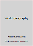 Hardcover World geography Book