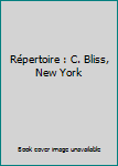 Stationery Répertoire : C. Bliss, New York Book