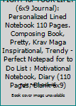 FIGHT for YOUR LIFE: (6x9 Journal): Personalized Lined Notebook 110 Pages. Composing Book, Pretty, Krav Maga Inspirational, Trendy - Perfect Notepad for to Do List : Motivational Notebook, Diary (110