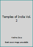 Hardcover Temples of India Vol. 2 Book