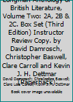 Longman Anthology of British Literature, Volume 2, The (3rd Edition)