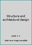 Unknown Binding Structure and architectural design Book