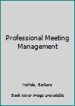 Hardcover Professional Meeting Management Book