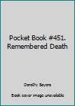Paperback Pocket Book #451. Remembered Death Book