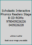 CD-ROM Scholastic Interactive Phonics Readers Stage B CD-ROMs 9780439226226 0439226228 Book