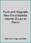 Hardcover Funk and Wagnalls New Encyclopedia Volume 16 Law to Marini Book