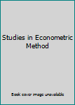 Unknown Binding Studies in Econometric Method Book