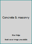 Paperback Concrete & masonry Book