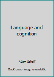 Hardcover Language and cognition Book