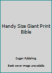 Leather Bound Handy Size Giant Print Bible [Large Print] Book