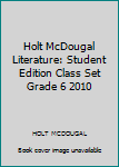Paperback Holt McDougal Literature: Student Edition Class Set Grade 6 2010 Book