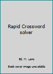 Hardcover Rapid Crossword solver Book