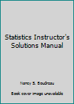 Unknown Binding Statistics Instructor's Solutions Manual Book