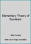Hardcover Elementary Theory of Numbers Book