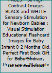 50 FACES - ONLY FACES ǀ 50 High Contrast Images BLACK and WHITE Sensory Stimulation for Newborn Babies : Visual Stimulation Educational Flashcard Images for Baby Infant 0-2 Months Old. Perfect Fi