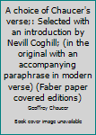 Choice of Verse (Faber paper covered editions)