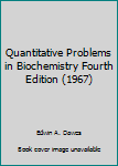 Hardcover Quantitative Problems in Biochemistry Fourth Edition (1967) Book