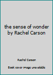 Paperback the sense of wonder by Rachel Carson Book