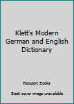 Hardcover Klett's Modern German and English Dictionary Book