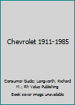 Hardcover Chevrolet 1911-1985 Book