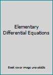 Unknown Binding Elementary Differential Equations Book