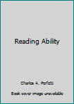 Hardcover Reading Ability Book