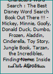 Disney Film Characters Word Search