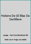 Hardcover Histoire De Gil Blas De Santillane Book