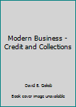 Paperback Modern Business - Credit and Collections Book