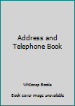 Paperback Address and Telephone Book