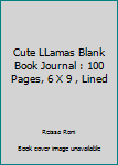 Cute LLamas Blank Book Journal: 100 pages, 6 x 9, lined