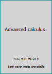 Paperback Advanced calculus. Book