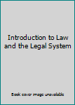 Paperback Introduction to Law and the Legal System Book