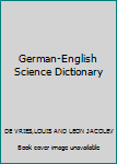 Hardcover German-English Science Dictionary Book