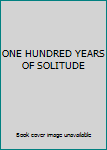 Paperback ONE HUNDRED YEARS OF SOLITUDE Book