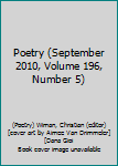 Paperback Poetry (September 2010, Volume 196, Number 5) Book