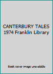 Leather Bound CANTERBURY TALES 1974 Franklin Library Book