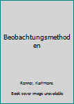 Paperback Beobachtungsmethoden [German] Book