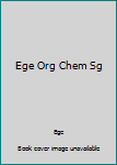 Paperback Ege Org Chem Sg Book