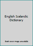 Hardcover English Icelandic Dictionary Book