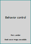 Mass Market Paperback Behavior control Book