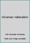 Hardcover Ukrainian nationalism Book