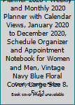 You Are a Badass Planner 2020 : Weekly and Monthly 2020 Planner with Calendar Views, January 2020 to December 2020, Schedule Organizer and Appointment Notebook for Women and Men, Vintage Navy Blue Flo