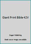 Hardcover Giant Print Bible-KJV [Large Print] Book